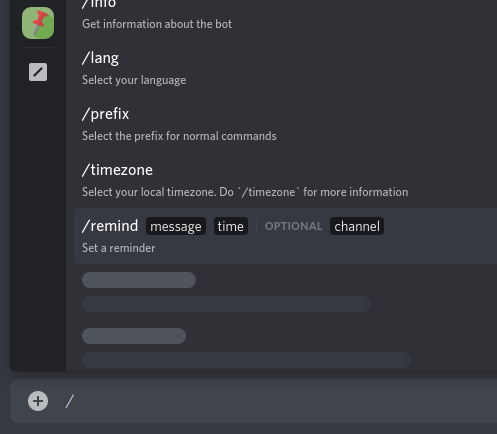 Discord slash commands demonstration